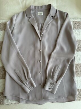 Wilfred Dove Grey Flowy Blouse